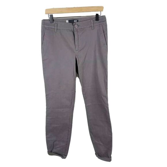 Kut From The Kloth Pants Size 6 Womens Gray Donna Skinny Ankle Chino Stretch - Picture 1 of 8